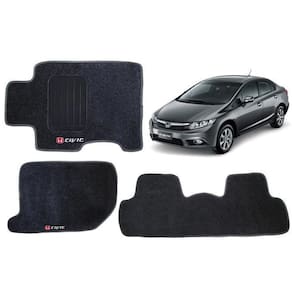 Tapete automotivo carpete com a base em pvc honda new civic