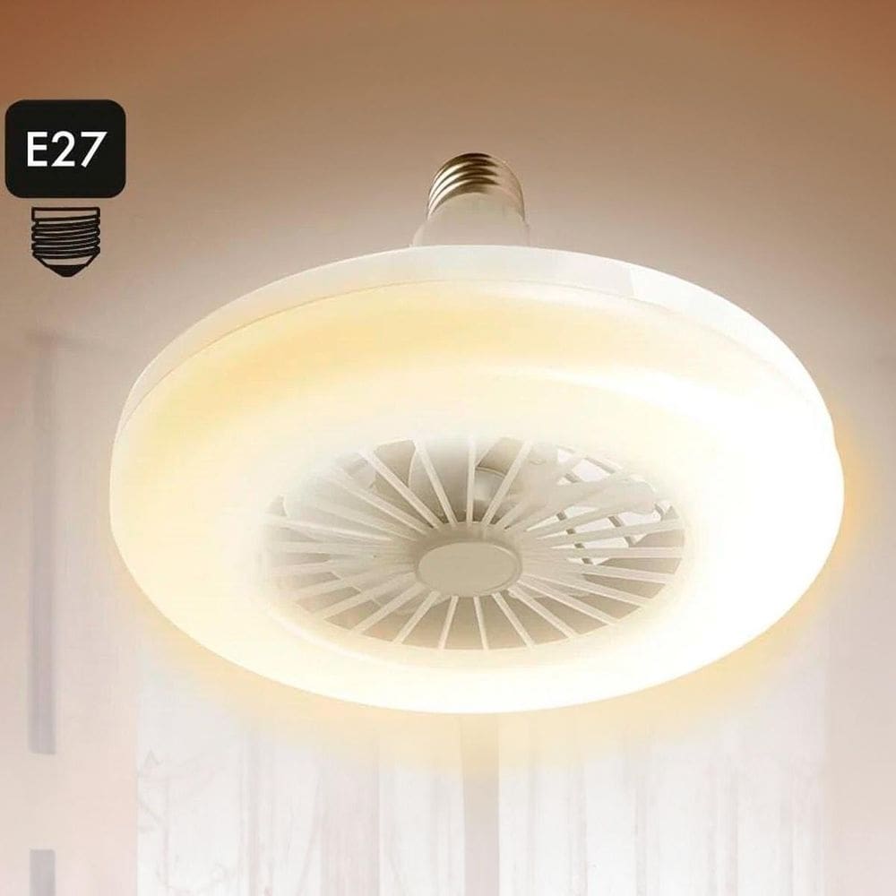 Ventilador De Teto Led Iluminação E Conforto Com Controle