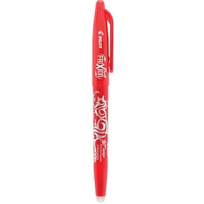 Caneta pilot frixion 0.7mm vermelha escreve e apaga