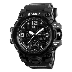 Relógio masculino skmei 1155 esportivo prova d`água preto