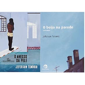 Kit 2 livros jeferson tenorio o avesso da pele + o beijo na parede
