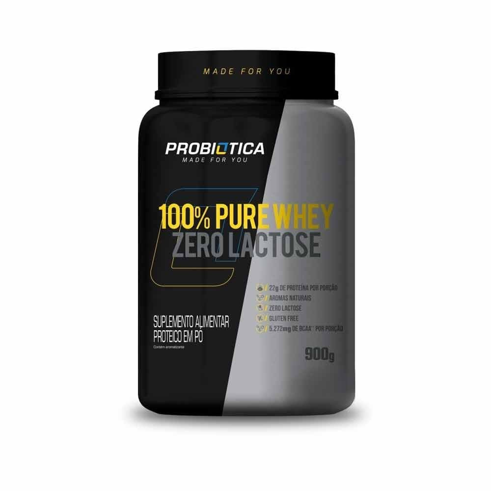 100por Cento Pure Whey Zero Lactose 900g Baunilha