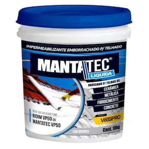 Manta liquida emborrachada 4kg para telha cor areia