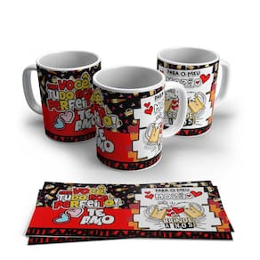 Caneca de Porcelana Dia dos Namorados Modelo 32