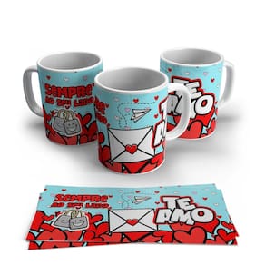 Caneca de Porcelana Dia dos Namorados Modelo 18
