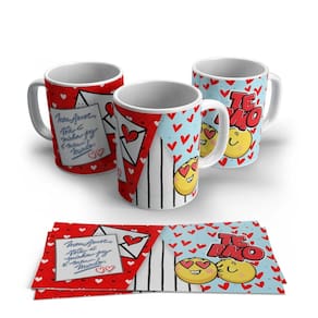 Caneca de Porcelana Dia dos Namorados Modelo 05