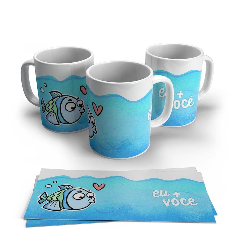 Caneca de Porcelana Dia dos Namorados Modelo 08