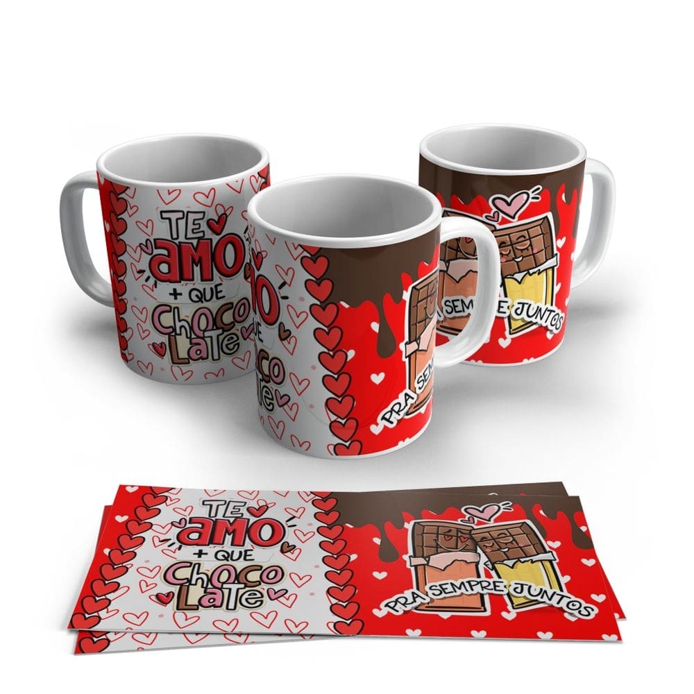 Caneca de Porcelana Dia dos Namorados Modelo 06