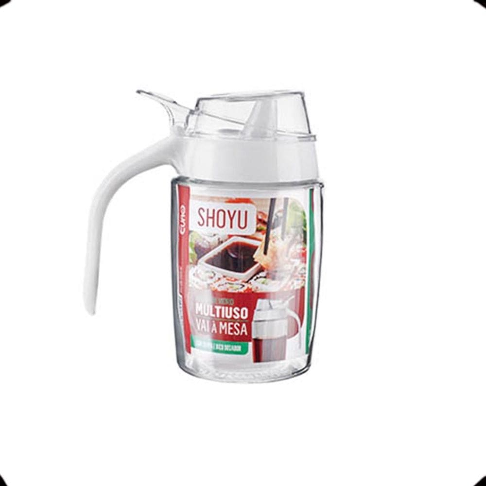 Jarra de vidro gourmet com tampa 300ml da euro.