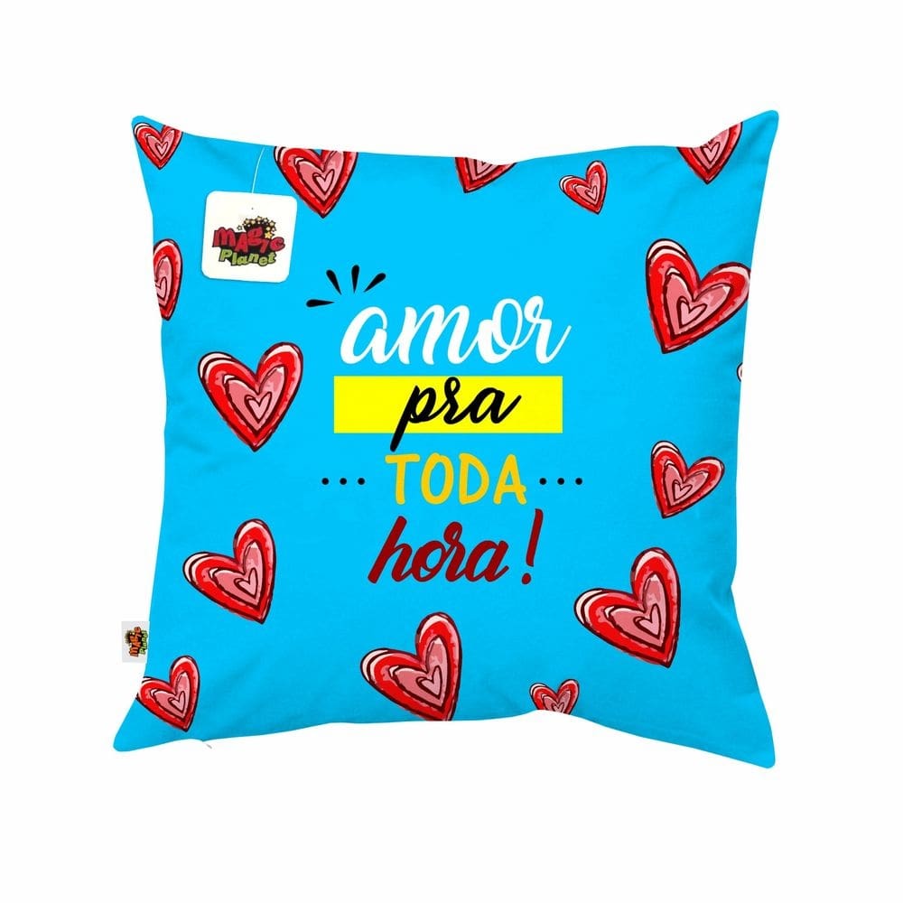 Almofada 40x40 Amor Pra Toda Hora Presente Dia dos Namorados