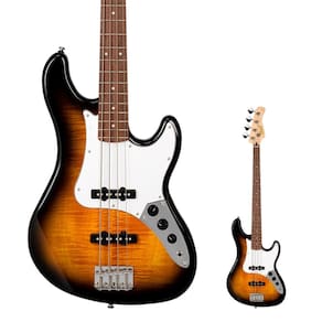 Baixo 4 Cordas Jazz Bass Tampo Maple Cort GB24JJ 2TS