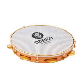 Pandeiro Profissional 12” Freijó Pele Prismática com Capa