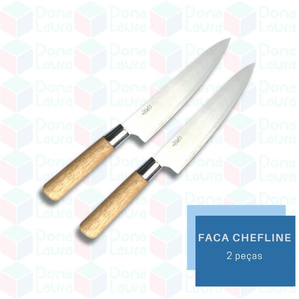 Jogo de 2 Facas de Cozinha Ultracorte Chefline