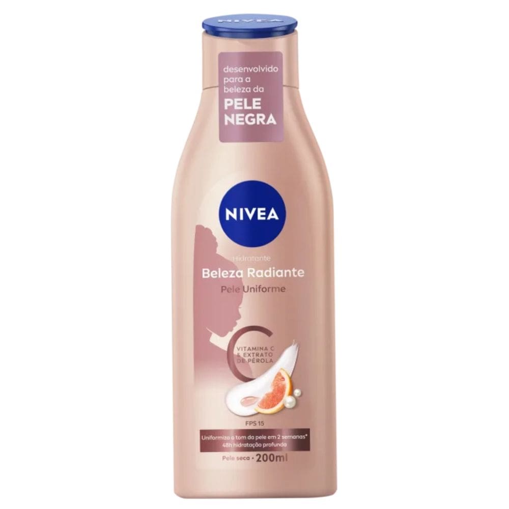 Nivea Hid. Beleza Rad. Pele Uniforme 200ml
