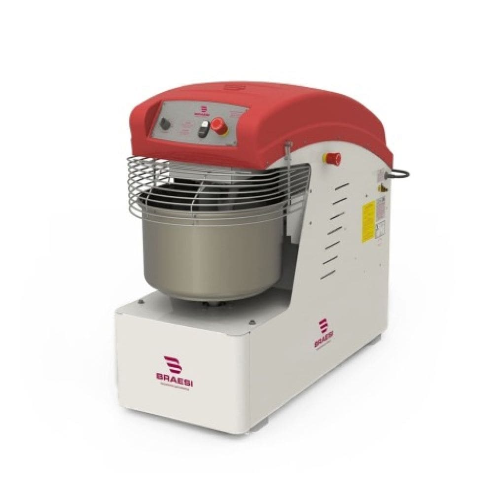 Amassadeira Espiral 25 Kg 2 Velocidades Trifásico Braesi AES-25 220V