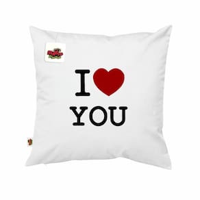 Almofada 40x40 I Love You Presente Dia dos Namorados
