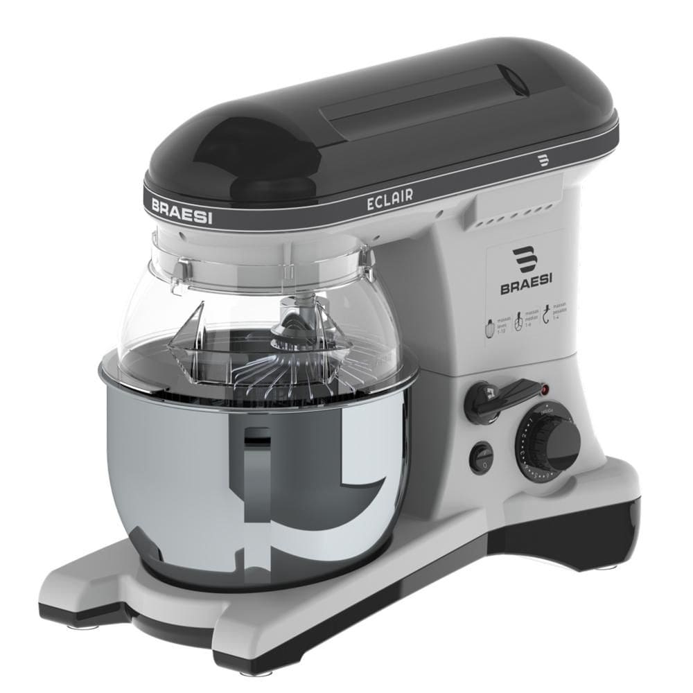 Batedeira Planetária Braesi 5 Litros Eletrônica Dark Ganache Bivolt BP-500 ECLAIR