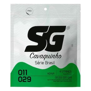 Encordoamento SG Cavaquinho Tensão Alta 011 com bolinha