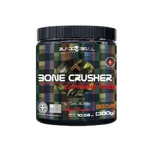 Bone Crusher Caffeine Free 300G - Black Skull Framboesa