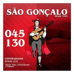 Encordoamento São Gonçalo Baixo 5 Cordas .045 Níquel