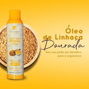 Óleo De Linhaça Dourada Extravirgem 100% Puro (spray) Klein Foods 200ml