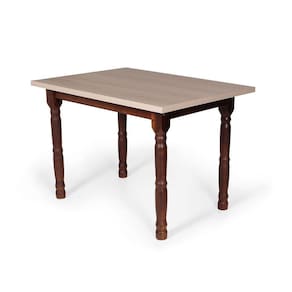 Mesa De Jantar Retangular 110x80cm 4 Lugares Imbuia