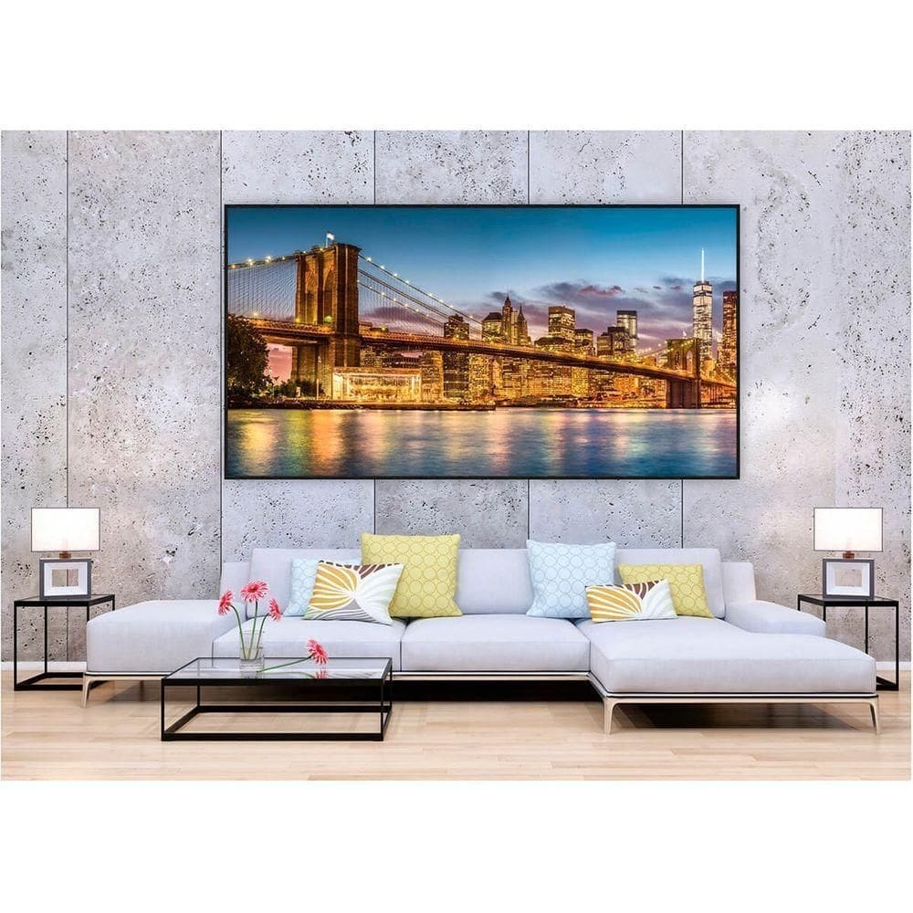 Quadro Decorativo Cidades Com Moldura Para Sala Quarto Escritório 152x82 Cidades 011