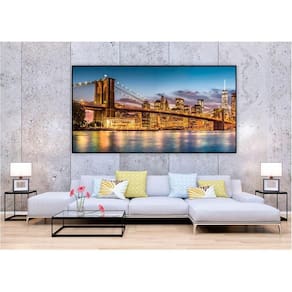 Quadro Decorativo Cidades Com Moldura Para Sala Quarto Escritório 152x82 Cidades 011
