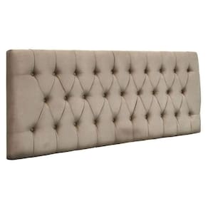 Painel Cabeceira Dubai Para Cama Box-1 Metro-suede Bege
