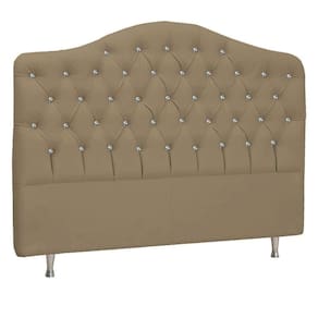 Cabeceira Queen Florence P04 160 Cm Suede Bege Tca 941