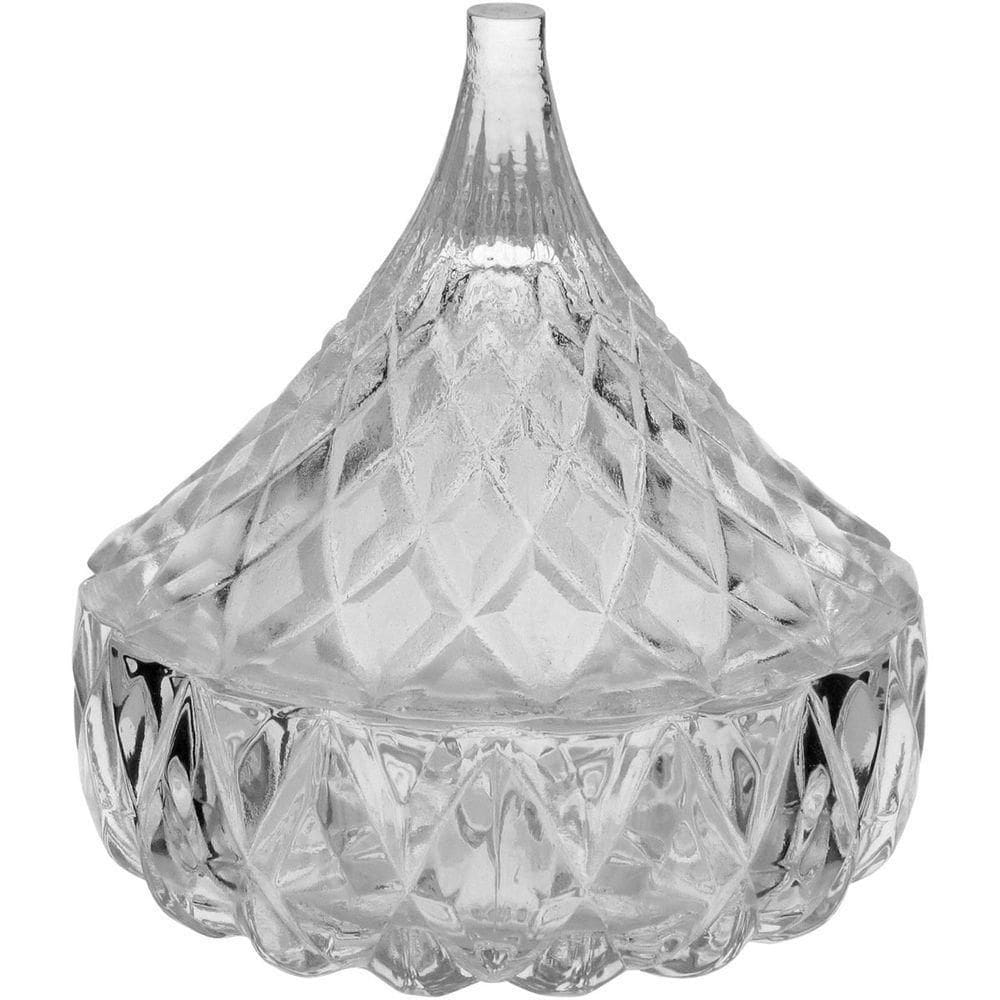 Potiche 9X8X8Cm Vidro Transp