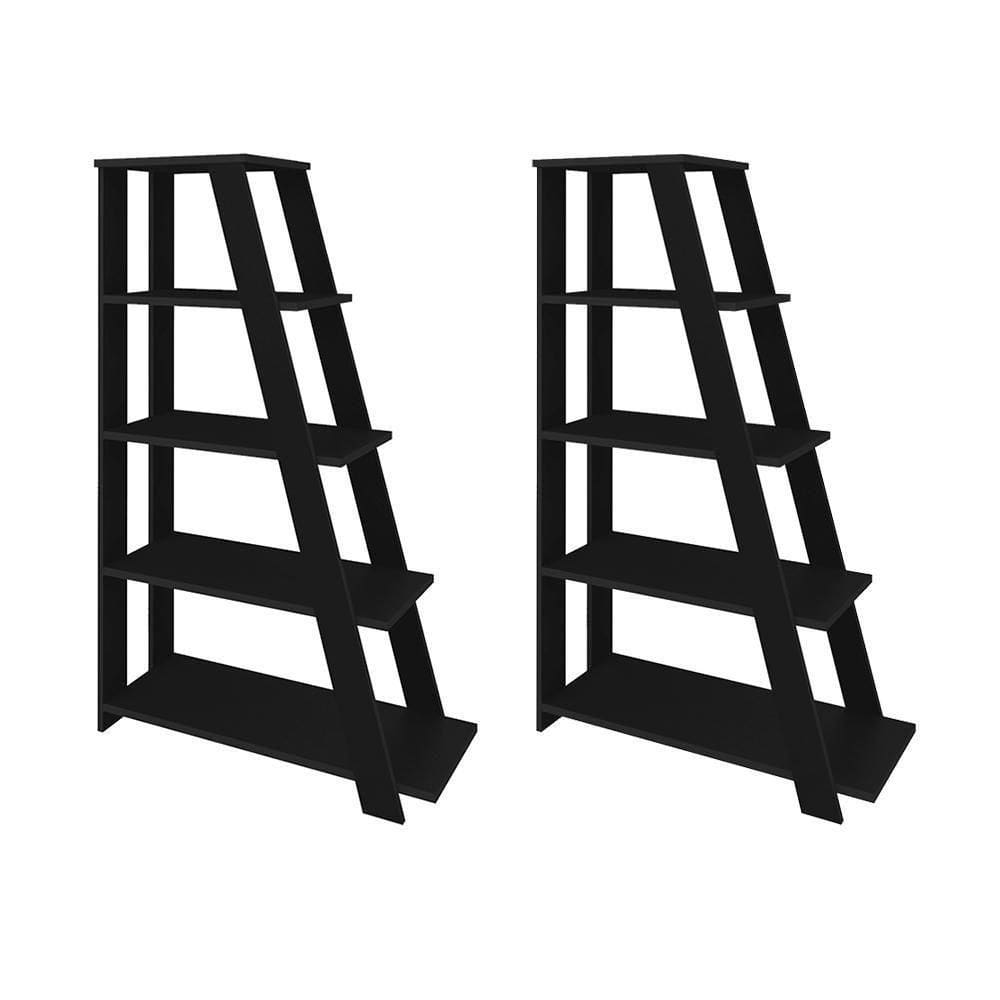 Jogo De Estantes Bronwich Preto