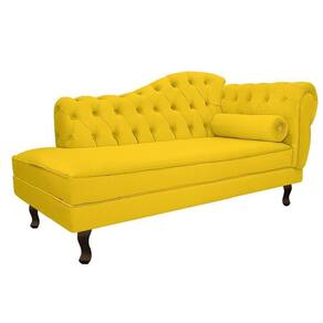 Diva Recamier Diana 185cm Lado Esquerdo Corano - Doce Sonho Móveis Preto