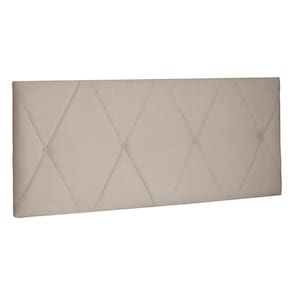 Cabeceira Painel Cama Box Casal Queen Aquilla 160Cm Bege