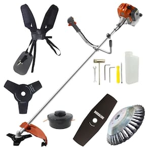 Roçadeira 52cc Tekna Rl520acn-tk Com Kit De Lâminas De Corte