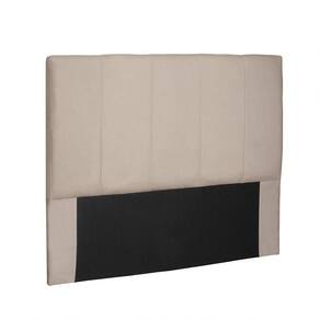 Cabeceira Arizona Cama Box King 195 Cm Suede Bege
