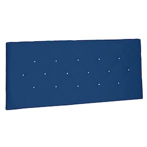 Cabeceira Estofada Box Casal Queen 160cm Azul Marinho