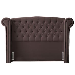 Cabeceira Queen Size Adelle 160Cm C/ Frame Marrom