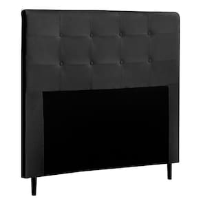 Cabeceira Cama Box Casal Queen Luna 160Cm Preto