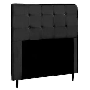 Cabeceira Cama Box Casal Queen Luna 160Cm Preto