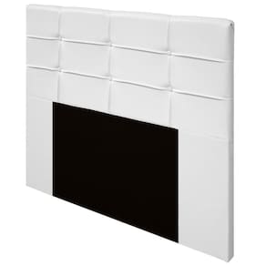 Cabeceira Casal King 193Cm D10 Esmeralda Corano Branco