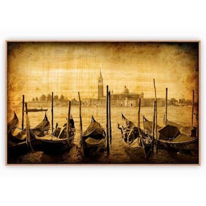 Quadro Decorativo Cidades Com Moldura Para Sala Quarto Escritório 142x92 Cidades 013