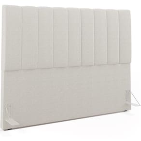 Cabeceira Cama Box Casal King 195cm Dália W01 Bouclê Creme