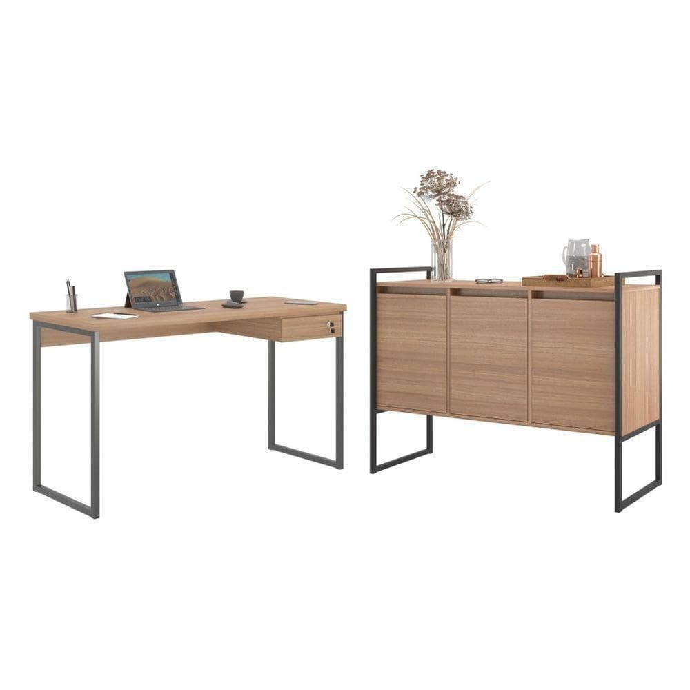 Conjunto Mesa E Buffet Garruer Montana