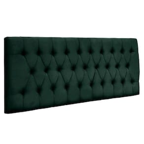 Painel Cabeceira Dubai Para Cama Box-1 Metro-suede Verde