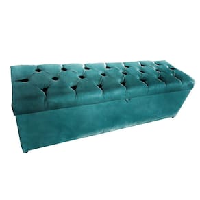 Baú Calçadeira Estofada Helena capitone158 Para Quarto Cama