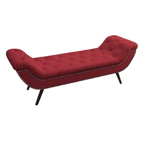 Recamier Divã Odessa P04 140 Cm Suede - Doce Sonho Móveis