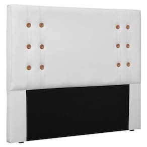 Cabeceira Estofada Box Casal Queen Size 160cm Branco