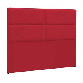 Cabeceira King Berlim P04 195 Cm Suede Vermelho