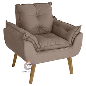 Poltrona Opala Suede Capuccino